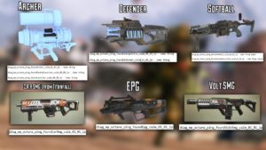 6つの新武器と新タレットがゲームコードから判明！