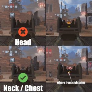 ピースキーパーは頭を狙うよりも○○を狙ったほうがダメージが高い