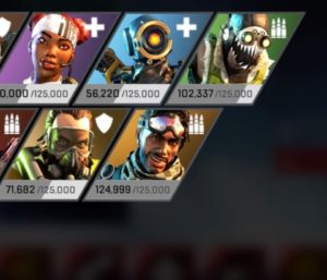 ミラージュのバトルパスキャラXPが・・・