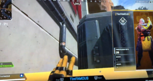 バンカー横の障害物を登るとそこには・・・