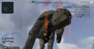 マップ外の恐竜に乗ろうと試みたプレイヤー現る