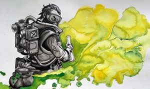 海外ファン「コースティックのアニメーションを描いたよ」