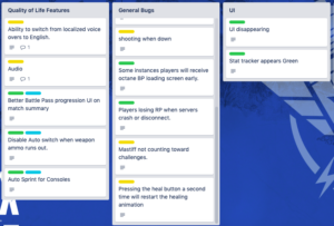 今後「コンソール版で自動ダッシュ」「弾切れ時の武器チェンジを無効にする機能」が追加予定か