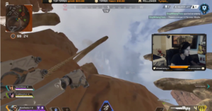 高所に居る敵をグラップリングで空高く舞い上がりクレーバーで撃ち抜く良プレイ！