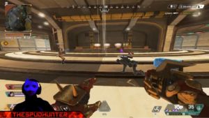 敵が落ちてくる場所にアークスターを投げたら完璧のタイミングで・・・