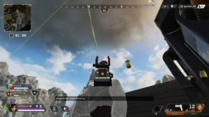 風船を使って逃げようとしている敵を・・・