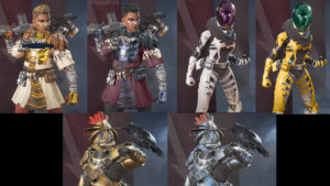 【どれが好き？】海外ファン「限定レジェンダリースキンの色違いを作ってみた」