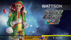 【知ってた？】ワットソンのクリスマススキンはキャラクター選択画面で岩が雪玉になる