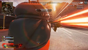 ノックダウンしているコースティックをグラップルしようとした結果・・・