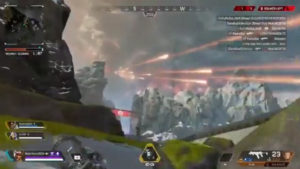 ジブラルタルのウルトが流星群のように降り注ぐシーンを捉えたクリップが凄い