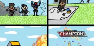 【4コマ漫画】ソロでランクに行ったときに良くあること