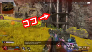 【隠れ強ポジ】保管庫の洞窟前にある鉄骨の中に入れるの知ってた？？