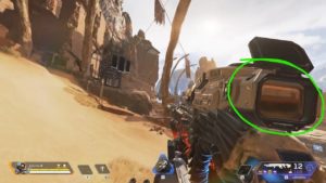 【APEX超小ネタ】4~10倍のデジスレスコープを覗くところには「サプライカプセル」が反射して見える