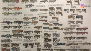 【APEX】各武器のスキンを描く海外ファン現る！？