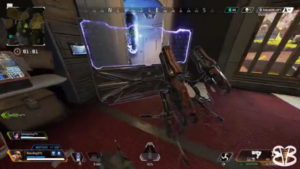 【APEX】トイレ部屋に敵をおびき寄せてミニガンで部隊を壊滅させるランパート部隊ｗｗｗ