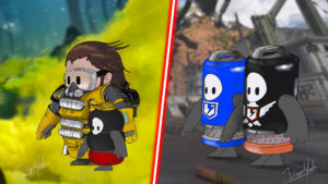 【APEX×Fall Guys】エーペックスの様々なキャラクターをFall Guys風にデフォルメするとこうなる