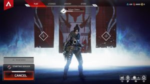 エーペックスがリリースされた当初のロビー画面