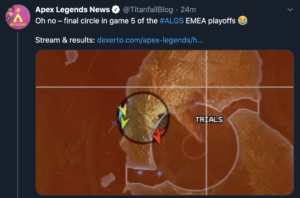 【悲報】エーペックスの公式大会で最終リングがとんでもないことになってしまうｗｗｗ