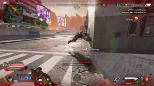 【APEX】倒されたブラッドハウンドが魚のように飛び跳ねる動画