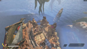 APEXファン「射撃訓練場でローバのバグを見つけた」