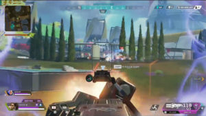 【APEX】トライデントに乗り込んだ3人をランパートのミニガンで瞬殺する動画