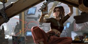 【APEX小ネタ】シーズン6のキャラクター「ランパート」の公式アートに乗り物「トライデント」が映っていた