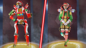 【APEX】今年のクリスマスイベントで「バンガロール」「ワットソン」「オクタン」「パスファインダー」「コースティック」のスキンが再販されるとのこと！