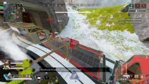 【APEX】電車の真ん中で無限に空中回転するパスファインダー