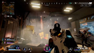 【APEXバグ動画】バンガロールのアルティメットが室内の上から大量に降ってくるバグ映像