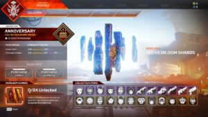 【APEX】次のコレクションイベントのコンプリート報酬は「スーパーレジェンドシャード150」→全ての限定スキン画像まとめ