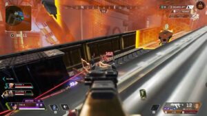 【APEX】ミニガン操作中の敵部隊を・・・