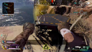 【APEX】金ノックの敵をジャンプパッドで海に飛ばすオクタン