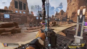 【APEX】シーズン9の新武器「ボセックボウ」と「センチネル」に新ホップアップを装備して射撃する動画