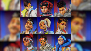 【APEX】エーペックスのキャラクターに「ディズニー」の加工フィルターをかけるとこうなる