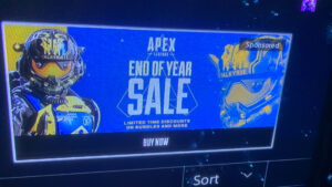 【APEX】PlayStationが年末ストアイベント「END OF YEAR」の告知画像を先出ししてしまった模様