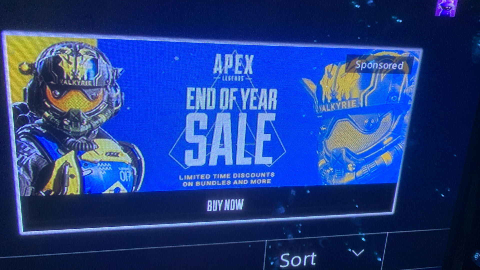 【APEX】PlayStationが年末ストアイベント「END OF YEAR」の告知画像を先出ししてしまった模様