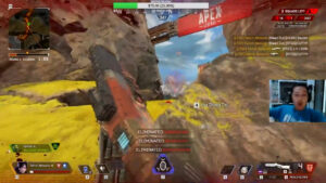 【APEX】残りHPミリで1vs3に勝利した時の海外配信者の反応ｗｗ