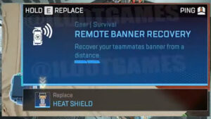 【APEX】今後実装される新アイテム「リモートバナー」がリーク！遠くから味方のバナーを回収できる効果
