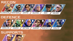 【海外の反応】APEXプレイヤー「キャラ選択画面をグループ毎にするのどう??」