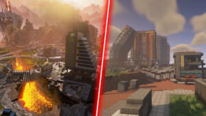 【APEX】マインクラフトで作られたワールズエッジで壁ジャンプしてみた