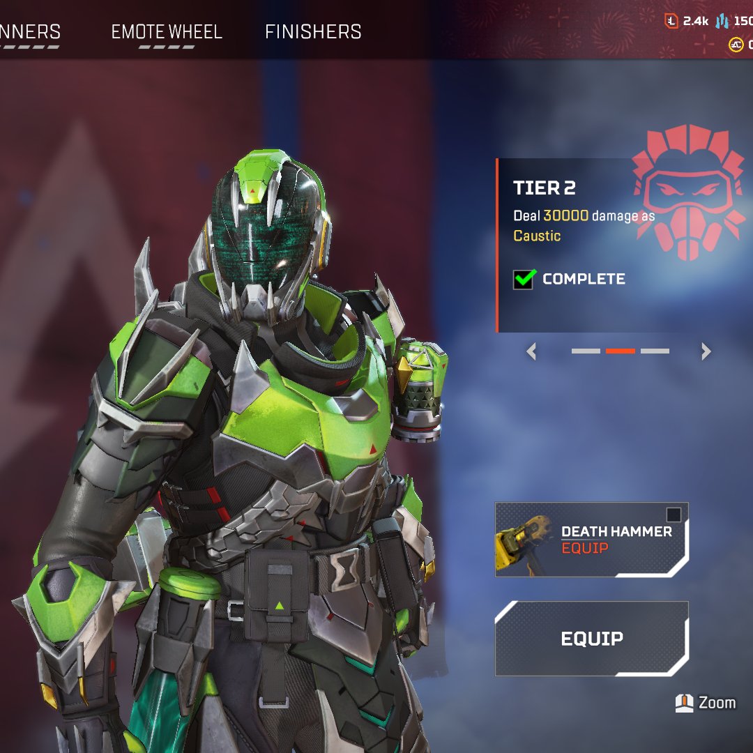 コースティック　スパレジェ APEX】今後のイベントで登場する「コースティック」のスパレジェ
