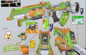 【APEX】修正されたフラットライン「スプラッシュゾーン」のコンセプトアートが公開→よく見るとアイアンサイトが・・・