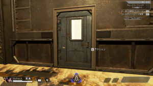 【動画あり】射撃訓練場のドアにアクションボタンを押すと「専用の会話」が聞けるようになったぞ!!→オクタンのゴーグルが(´;ω;`)