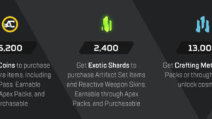【APEX】「エキゾチックシャード」という通貨が今後登場する！？「進化武器スキン」などのアンロックに使われるとのこと