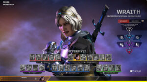 【APEX】今後登場するレイスの新スキン「ヴォイドヴァンガード」のレジェンド選択画面がリーク！！