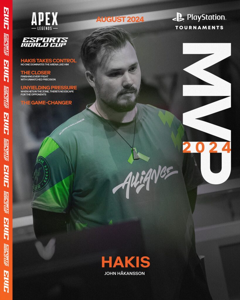 EWC APEX部門のMVPは、AllianceのHAKIS選手!! | エーペックスレジェンズ - APEX攻略速報まとめ＠エペ速