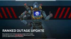 ランクバグの補填でApexパックが配布されます。