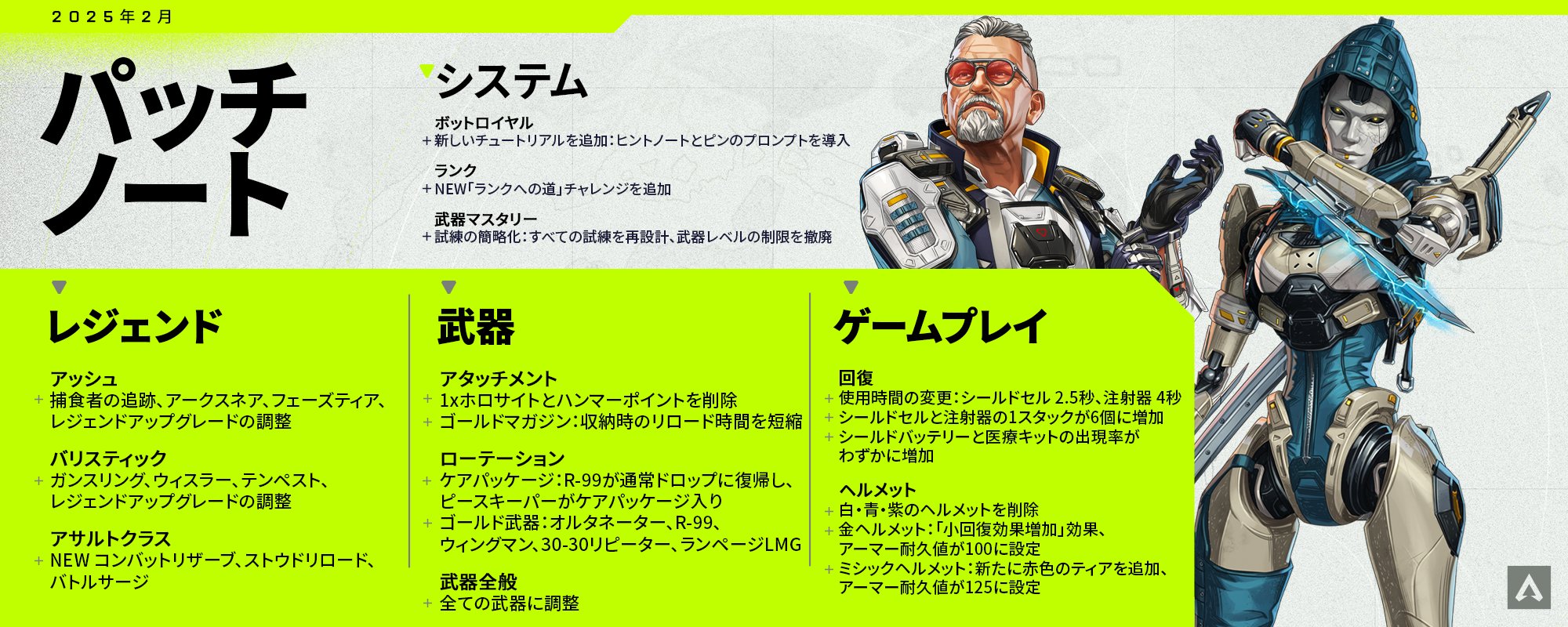 【APEX】シーズン24の不具合と修正履歴