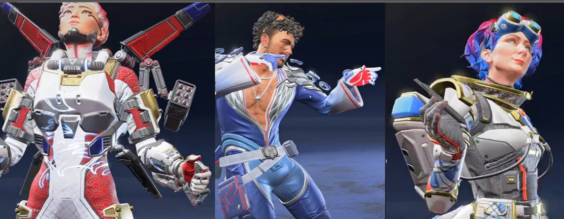 【APEX】シーズン26BPスキン：ミラージュ（サタデーナイトフィーバー風）、ヴァル、ホライゾン