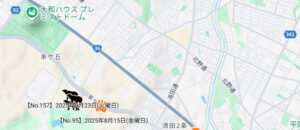 【APEX】ALGS観戦されるかたへ 札幌ドームの裏には行かないように（札幌市の熊出没MAP）